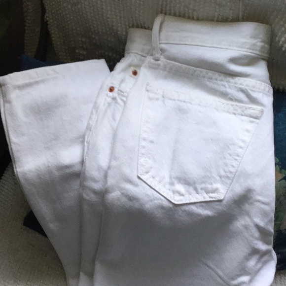 GRLFRND Karolina 100% Cotton Jeans: White Flag 28 - Picture 8 of 8